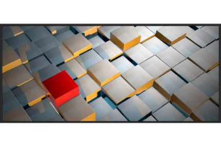 Магнитная настенная доска «Красный куб» | Интернет-магазин Artboardmagic!