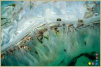 Магнитная настенная доска «Золото океана» | Интернет-магазин Artboardmagic!